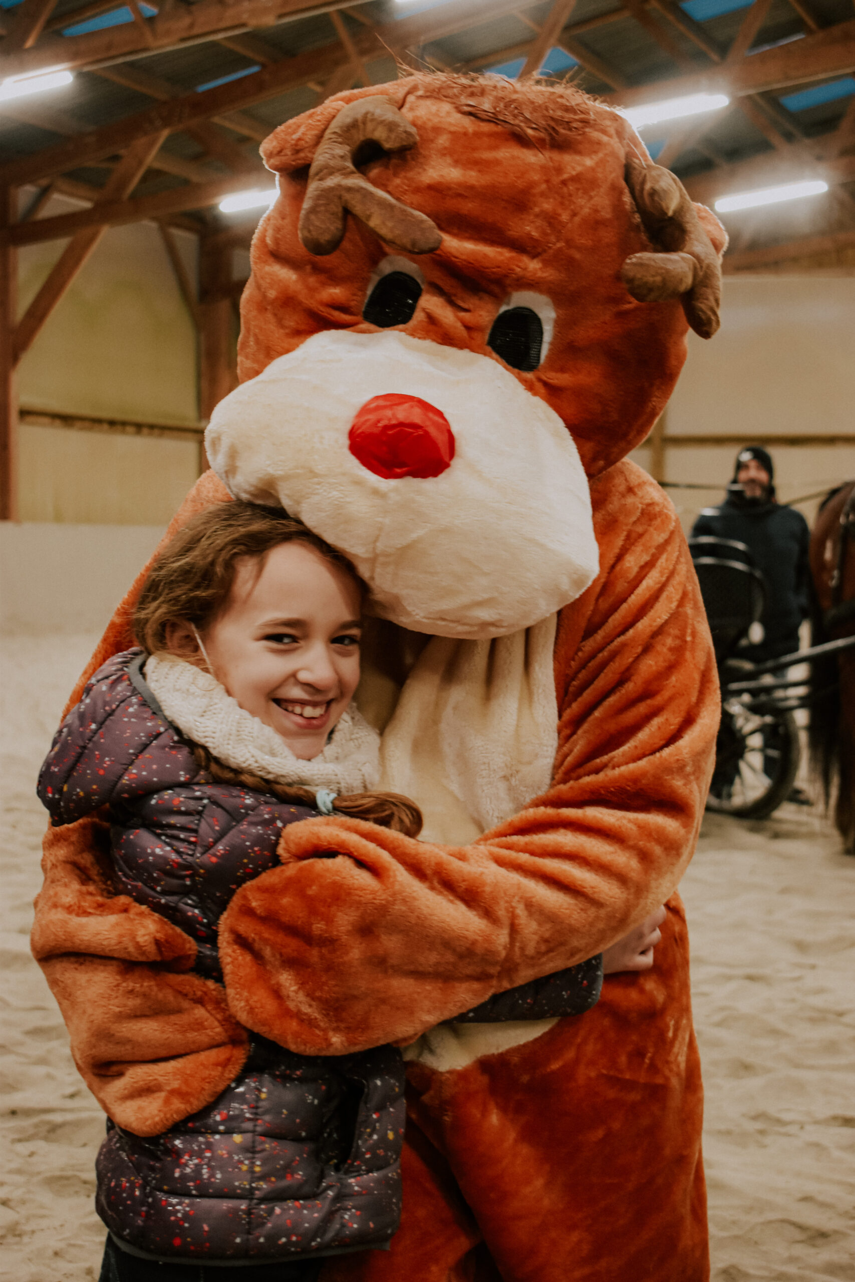 Renne enfant Noel